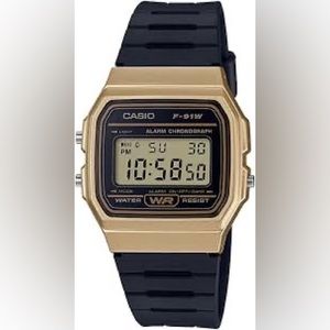 Casio vintage quartz, metal, and resin watch